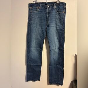 Levi Men's 36x36 medium wash Denim 501 original Jeans